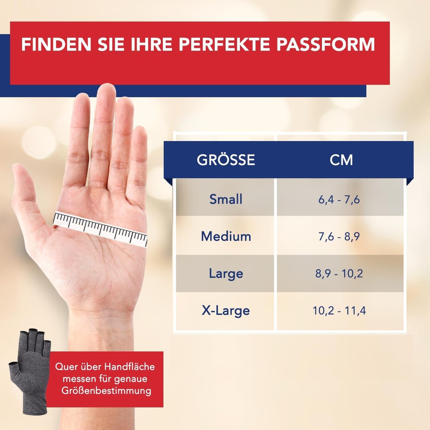 VitalKompass - Arthrose-Handschuhe (1+1 GRATIS Angebot)