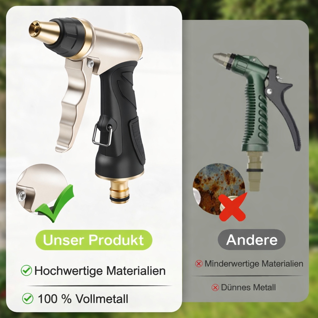Powerjet - Hochdruckpistole Gartenschlauchaufsatz (neu)