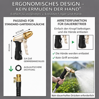 Powerjet - Hochdruckpistole Gartenschlauchaufsatz (neu)